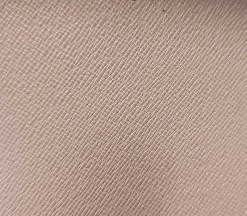 756PC 1/2 VITELLO STAMPA SAFFIANO ROSA COL. BORDO' PER PELLETTERIA E CALZATURA